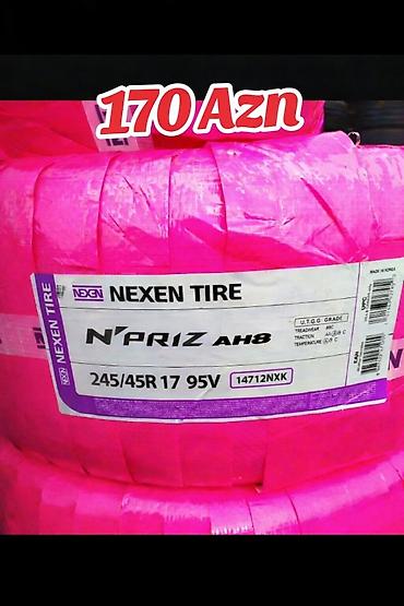 niva tekeri satilir: Nexen N’Priz AH8 avtomobil şini. - Ölçü: 245/45R17. - Yük/sürət — 1