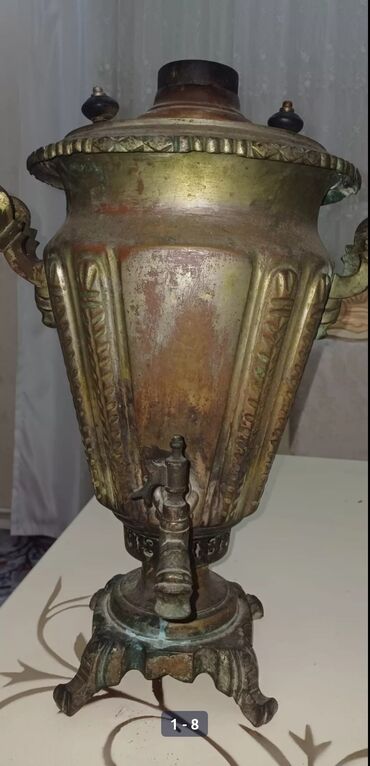 işlənmiş samovar: Odun samava 1918 ilə aiddir təcili satılır