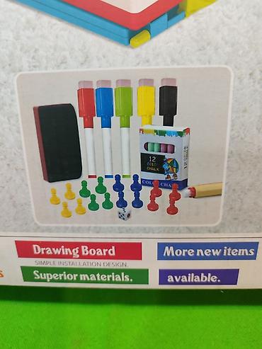 Игрушки: Доска для рисования и обучения детей двухсторонняя📋 Комплектация at lalafo.kg — 3 Игрушки: Доска для рисования и обучения детей двухсторонняя📋 Комплектация — 3