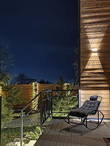 Посуточная аренда домов: 60 м², 2 комнаты, Утепленный, Теплый пол, Балкон застеклен — 21