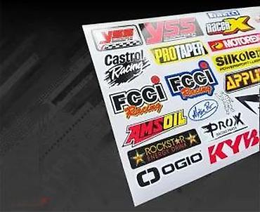 Delovi za motocikle: Nalepnice za motore Sponzori Castrol rockstar komplet-2503 📌 Opis — 11