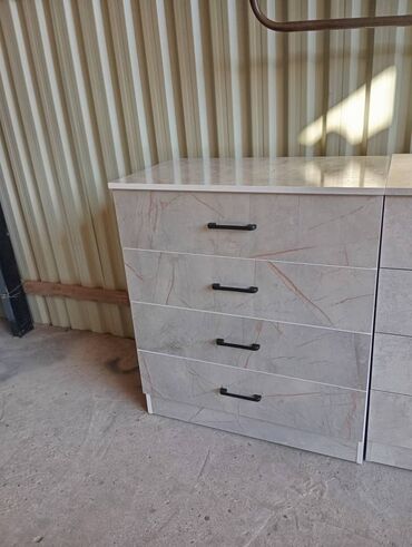 Комоды для одежды: Комод для одежды, Новый, Без зеркала, ЛДСП, цвет - Белый, Платная доставка — 15