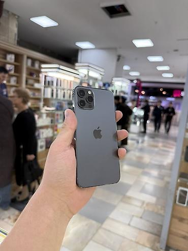 Уюлдук телефондор жана аксессуарлар: IPhone 12 Pro, графитовый 256 гб . 90% обмен интересует предлагайте - — 1