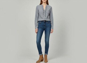 abercrombie and fitch t shirty: H&M L.O.G.G., Koszula damska, rozmiar XS