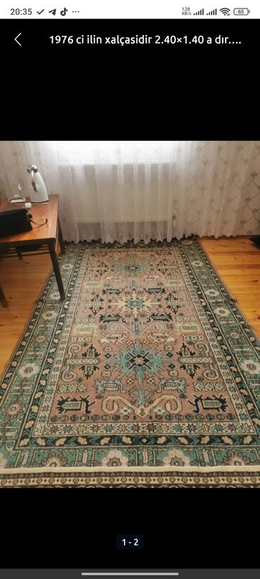 Qədim xalçalar: Qədim xalça, 1976 il, Azərbaycan, Vəziyyəti: Yaxşı lalafo.az -da Qədim xalçalar: Qədim xalça, 1976 il, Azərbaycan, Vəziyyəti: Yaxşı