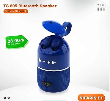Dinamiklər və kolonkalar: Yeni 3Q Kolonka, Növ - Bluetooth, rəng - Mavi — 2