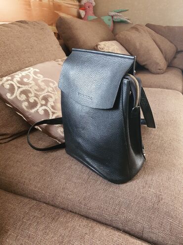 прозрачная сумка в роддом бишкек: Продам кожанный рюкзак !!!б/у