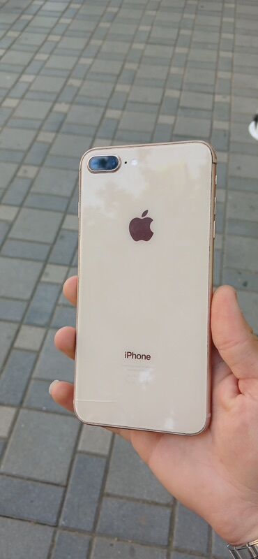 Apple iPhone: IPhone 8 Plus, 64 GB, Qızılı, Barmaq izi