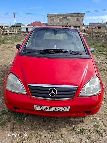 mini cooper satilir: Mercedes-Benz A-Class (W168) – qırmızı heçbek - Ban növü: kompakт — 1
