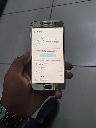 ram ddr4: Samsung Galaxy S6, Б/у, 32 ГБ, цвет - Золотой, 1 SIM — 2
