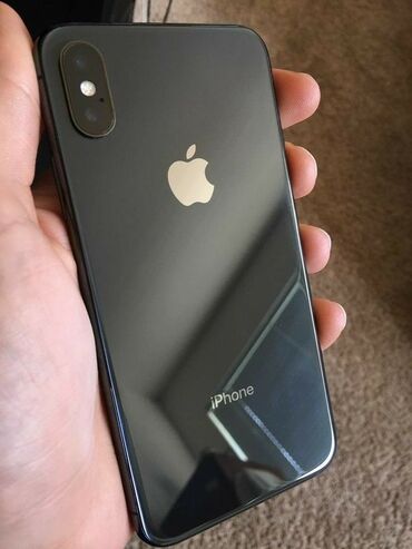 Apple iPhone: IPhone Xs Max, Б/у, 256 ГБ, Black Titanium, 76 %