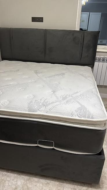 id store: Двуспальная кровать, Новый, С матрасом, длина - 200 см — 4