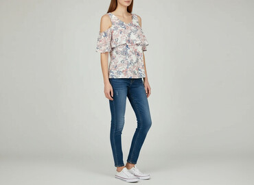 bluzki z kotem 3d: Pepco, Women's blouse, size XS
