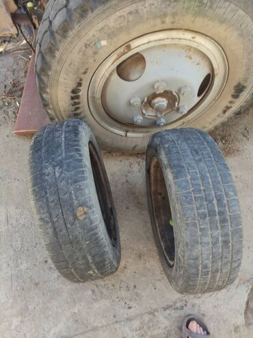 авто запчас бишкек: Дөңгөлөктөр монтажда 185 / 65 / R 15, Жай, Колдонулган, Жуп, Жеңил унаалар, Темир, тешиктери - 5