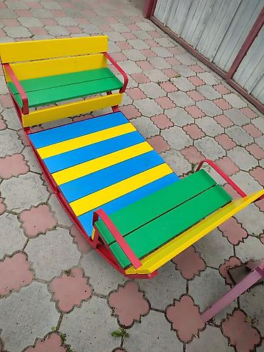 Другие игровые комплексы: Яркая детская качалка-лодочка для весёлых игр! Прочная металлическая — 2