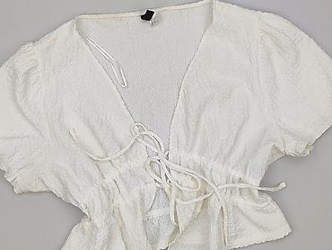 białe t shirty basic: H&M Divided, Top damski, rozmiar L — 1