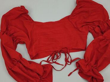 bluzki czerwona: Топ Shein, S, стан - Ідеальний