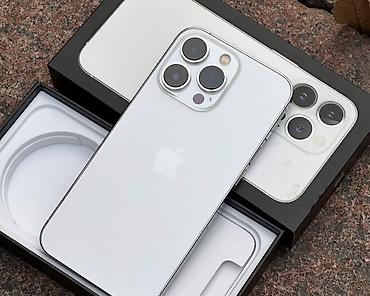 монитор 49: IPhone 13 Pro, Б/у, 256 ГБ, Серебристый, Коробка — 1