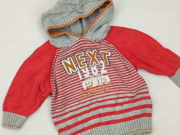 51015 kurtki chłopięce: Sweatshirt, Next, 9-12 months, condition - Good