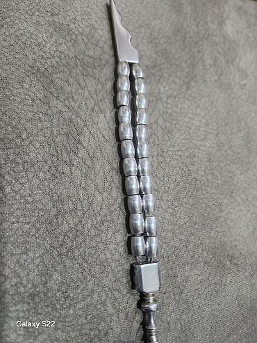 Чётки: Metal təsbeh – xüsusi dizaynlı - Material: tam metal, parlaq xrom ton — 3