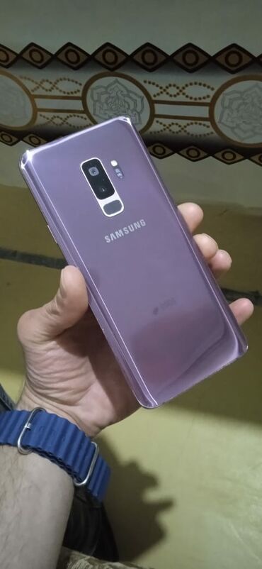 samsung б у: Samsung Galaxy S9 Plus, 128 GB, rəng - Boz, Qırıq, Sensor, Barmaq izi