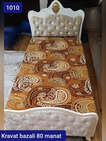 2 спальная кровать: Model 1010 – Bazalı tək nəfərlik kravat - Ölçü: tək nəfərlik