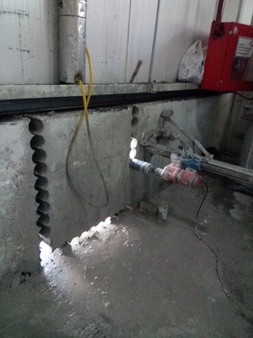 Beton işləri: Beton kesme kəsmə beton kəsimi kesimu karotçu - Beton kəsmə deşmə — 10