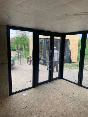 Алюминиевые окна на заказ: Перегородки стеклянные Алюминиевые перегородки Алюминиевые окна — 2