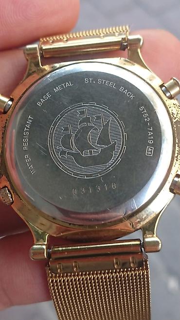 saat michael kors: Seiko Quartz World Timer qol saatı - Model: Seiko 5T52-7A19 (arxa — 4