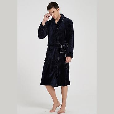 Халаты: Халат, Плюш, M, L, 2XL — 4