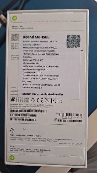 iphone 16 pro max en ucuz: IPhone 17 Pro, 256 GB