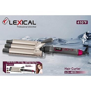 Məişət texnikası: Lexical LCI-4915 saç burqası - Peşəkar üçlü barel dizaynı ilə tez və — 1
