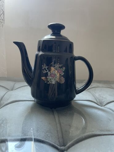 Mətbəx aksesuarları: Rəng - Qara, Dəm caydanı, Keramika, 1 l