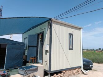 кемпинг дом на колесах: Времянка, 18 кв. м, 2 бөлмө, Менчик ээси, Евро оңдоо