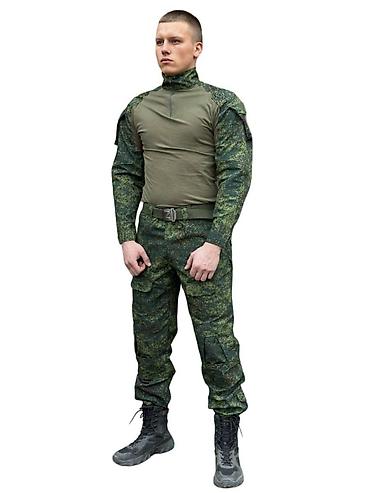 военные жилеты: Тактический костюм (комбат-шорт + брюки) в камуфляже пиксель — 3