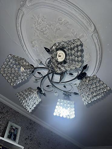 ucuz listurlar: Çılçıraq, 5 lampa, Xrustal — 1