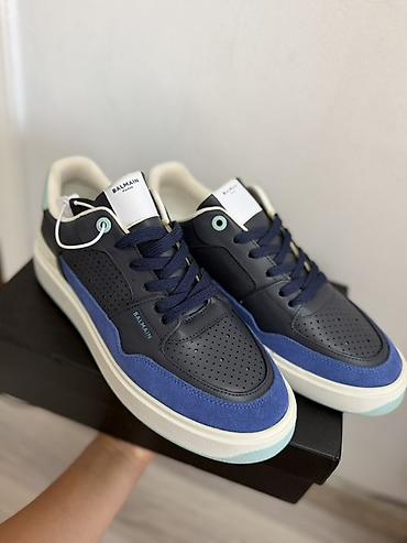 Мужские кроссовки, 41, Balmain, Новый, цвет - Синий, Самовывоз, Платная доставка
