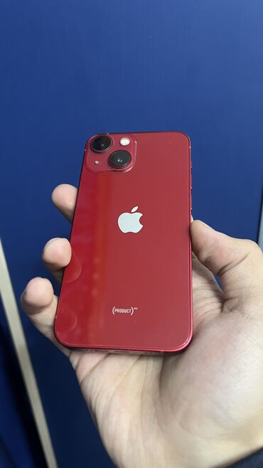 Apple iPhone: IPhone 13 mini, 128 GB, Qırmızı, Zəmanət, Barmaq izi, Simsiz şarj