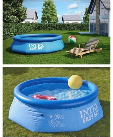 круглый надувной бассейн: Надувной бассейн INTEX Easy Set 2.44*76 Бассейн Intex Easy Set