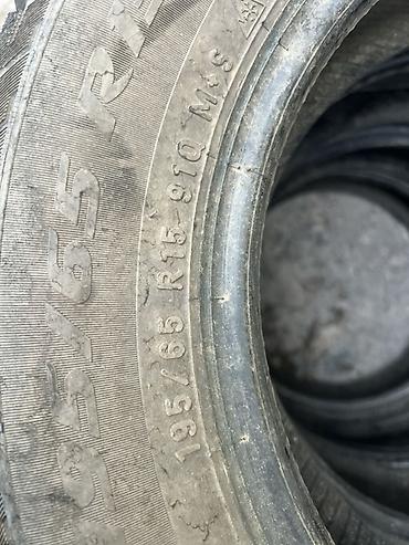 шины 15 зимние: Комплект из 4 зимних шин 195/65 R15 91Q M+S. - Тип: зимние (M+S — 2