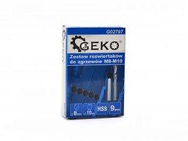 Setovi ručnog alata: GEKO set za izradu čepova/čivija za drvo – 9 delova - Namenjeno za — 10