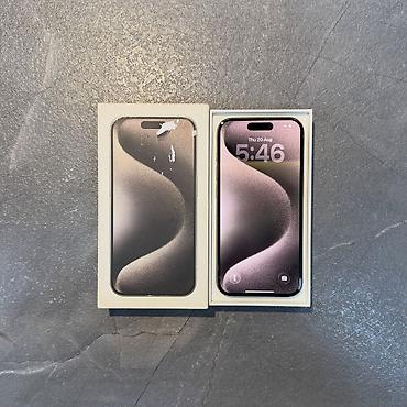 nar şiresi çeken: IPhone 15 Pro, Natural Titanium, Face ID — 4
