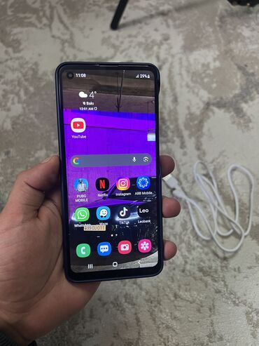 Samsung: Samsung Galaxy A21S, 64 GB, rəng - Qara, Barmaq izi — 2