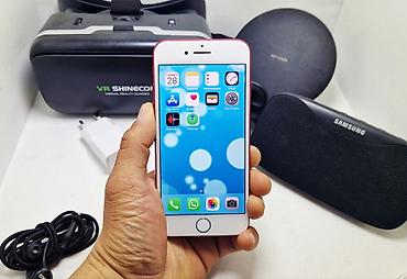 Apple iPhone: IPhone 7, Б/у, 128 ГБ, Красный, Зарядное устройство, 100 % — 15