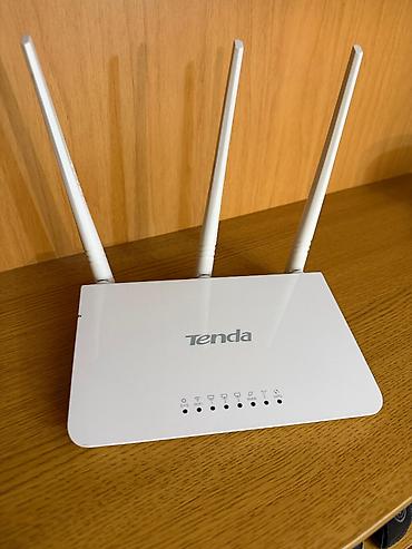 modem usb: Tenda F3 Wi-Fi router – 3 antenalı, 300 Mbps, tam işlək 📶 Evinizdə — 1