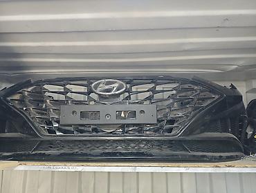 Бампер в сборе от Hyundai sonata dn8 nline.Решётка радиатора с нижней