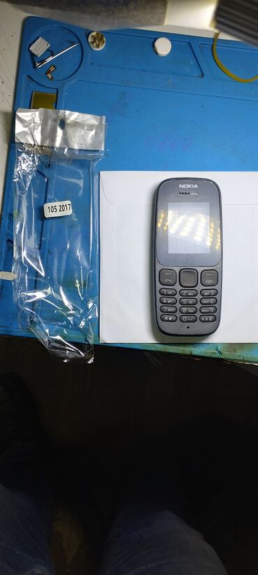 nokia 1101: Nokia 105 ( nokia 105 2017 korpusu ) korpusu Ust ekraninda plonka