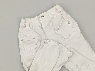 sklep z bielizną dla dzieci: Baby material trousers, 9-12 months, 74-80 cm, KappAhl, condition - Very good