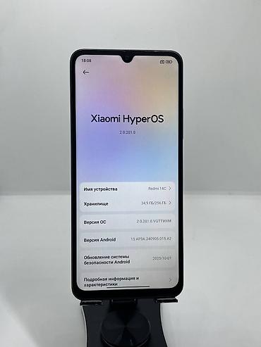 Мобильные телефоны и аксессуары: Redmi, Redmi 14C, Б/у, 256 ГБ, цвет - Черный, 2 SIM — 10