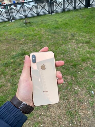 iphone 7 gold 32gb: IPhone Xs, Matte Gold, Face ID, Sənədlərlə